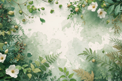 Green Leaves Background Wallpaper Product Image 1