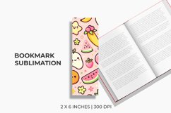 Mixed Fruits Bookmark Sublimation Product Image 1