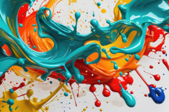 Abstract Paint Splatter Background Wallpaper Product Image 1