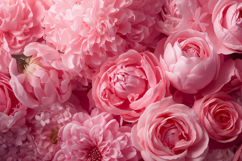 Fresh Pink Rose Background Wallpaper Product Image 1