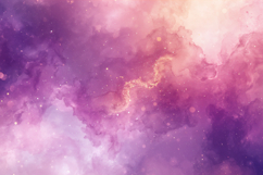 Purple Watercolor Background Wallpaper Product Image 1