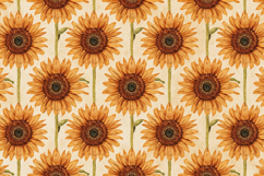 Watercolor Sunflower Background Wallpaper Product Image 1