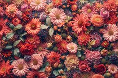 Red And Pink Floral Background Product Image 1