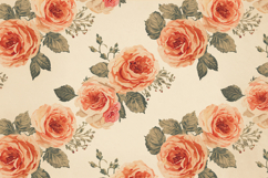 Peach Flower Background Wallpaper Product Image 1