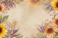Sunflower Vintage Background Product Image 1