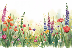 Wildflower Floral Background Wallpaper Product Image 1