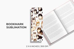 Cute Cats Bookmark Sublimation Product Image 1