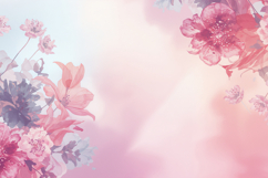 Soft Floral Pastel Background Wallpaper Product Image 1