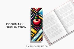 Stationery Bookmark Sublimation Product Image 1