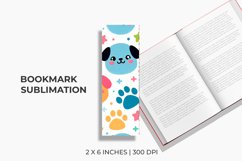 Paws Bookmark Sublimation Product Image 1