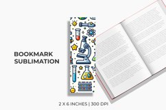 Science Elements Bookmark Sublimation Product Image 1
