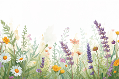 Soft Pink Watercolor Floral Background Product Image 1