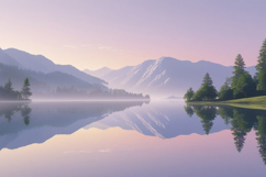 Watercolor Landscape Background Wallpaper Product Image 1