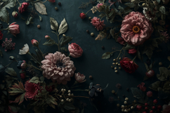 Dark Floral Background Product Image 1