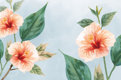 Watercolor Floral Background Wallpaper Product Image 1