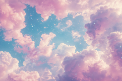 Pink Cloud Sky Background Wallpaper Product Image 1