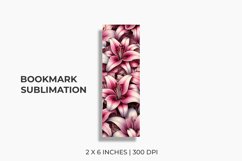 Floral Bookmark Sublimation Product Image 1