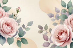 Watercolor Floral Background Wallpaper Product Image 1