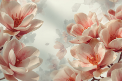 Elegant Pink Flower Background Product Image 1