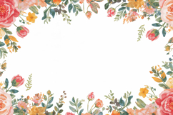 Watercolor Floral Background Product Image 1