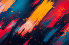 Colorful Abstract Paint Strokes Texture Background Wallpaper Product Image 1
