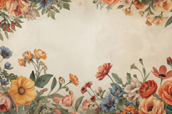 Classic Watercolor Floral Background Product Image 1