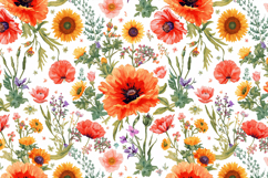 Watercolor Floral Background Product Image 1