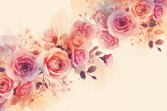 Watercolor Floral Background Wallpaper Product Image 1