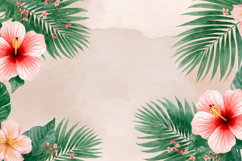 Watercolor Lily Background Product Image 1
