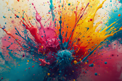 Colorful Splash Background Wallpaper Product Image 1