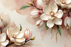 3D Floral Background Wallpaper Product Image 1