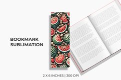 Watermelon Bookmark Sublimation Product Image 1