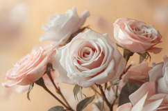 Pink Roses Background Wallpaper Product Image 1