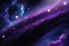 Purple Galaxy Background Wallpaper Product Image 1