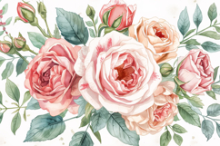 Soft Watercolor Floral Background Product Image 1