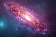 Colorful Galaxy Nebula Art Background Wallpaper Product Image 1