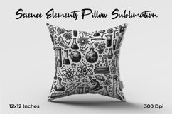 Science Elements Pillow Sublimation Product Image 1