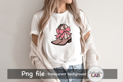 Western Coquette Bow Cowgirl Clipart Set PNG Elements Product Image 7