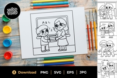 Working Together Coloring Pages Product Image 1