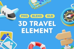 Holiday Adventure 3D Icons Product Image 1