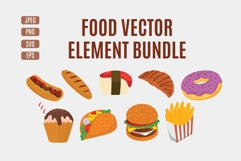 Food Vector Illustration Bundle Product Image 1