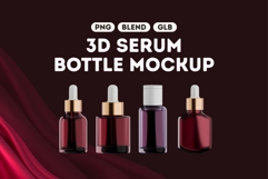 Luxury Serum Packaging Mockup Bundle Set 1 Product Image 1
