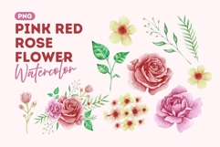 Romantic Rose Watercolor Set Product Image 1