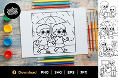 Helping Others Coloring Book for Kids Product Image 1