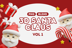 Christmas Santa 3D Pack Vol 1 Product Image 1