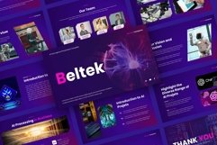 Beltek - AI Tech Presentation Google Slides Template Product Image 1