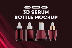 Luxury Serum Packaging Mockup Bundle Set 2 Product Image 1