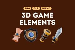 Epic 3D Game Elements Bundle Set 4 Product Image 1