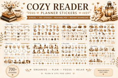 Cozy Boho Planner Stickers Product Image 1