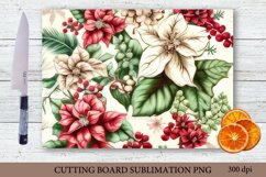 Christmas Cutting Board Sublimation Design. Christmas Board Product Image 1
